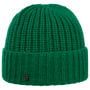 Czapka z Mankietem Uni Rib Knit by Loevenich zielony