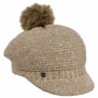 Czapka Kaszkiet Soft Pompom by Loevenich beżowy