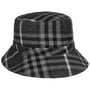 Kapelusz Tekstylny Donora Check Bucket by Lierys antracytowy