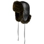 Czapka Pilotka Sorano Faux Fur by Lierys czarny