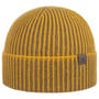 Czapka z Mankietem Twotone Wool by Lierys żółty