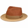 Kapelusz Rafii Twotone Toyo Fedora by Stetson naturalny-czerwony