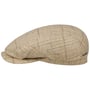 Kaszkiet Linen Mix Stripe Driver by Stetson beżowy