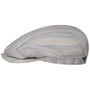 Kaszkiet Lniany Tesrick Stripe Driver by Stetson beżowo-niebieski