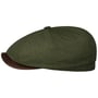 Kaszkiet Hatteras Waxed Cotton Linen by Stetson oliwkowy