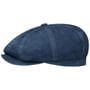 Kaszkiet Skórzany Hatteras Denim by Stetson ciemnoniebieski
