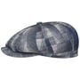 Kaszkiet Hatteras Cotton Jacquard by Stetson biało-ciemnoniebieski