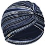 Turban z Dzianiny Multicolour by Seeberger niebieski