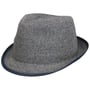 Kapelusz Słomkowy Crenford Trilby by bugatti ciemnoniebieski