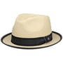 Kapelusz Panama Denim Edge Player by Lierys naturalny-niebieski
