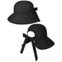 Kapelusz Typu Bonnet z Ochroną UV by Chillouts czarny