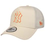 Czapka Trucker Outline EF NEYYAN by New Era beżowy