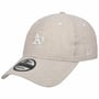 Czapka 9Twenty Seersucker Athletics by New Era beżowy
