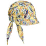 Bandana z Daszkiem Leaves by Loevenich musztardowy