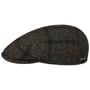 Kaszkiet Kent Harris Tweed Check by Stetson antracytowy