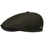 Kaszkiet 6 Panel Fine Melange Wool by Stetson ciemno-oliwkowy