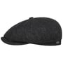 Kaszkiet 8 Panel Heringbone Wool by JJ Hats antracytowy