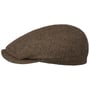 Kaszkiet Herringbone Vintage Driver by Stetson brązowo-oliwkowy