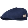 Kaszkiet 6 Panel Quilted Cotton by Stetson ciemnoniebieski