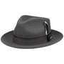 Kapelusz Wełniany Vanvico Fedora by Stetson ciemnoszary