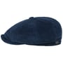 Kaszkiet 8 Panel Corduroy by JJ Hats ciemnoniebieski
