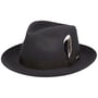 Kapelusz Wełniany Darona Fedora by Stetson ciemnoszary