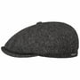Kaszkiet Hatteras Herringbone Tweed by Stetson antracytowy nakrapiany