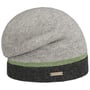 Czapka Beanie Wełniana Shiny Stripe by Seeberger szary