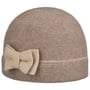 Czapka Milled Wool Tweed Pattern by Seeberger beżowo-brązowy