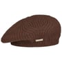 Beret Baskijski Wełniany Merla Merino by Seeberger brązowy
