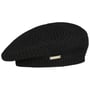 Beret Baskijski Wełniany Merla Merino by Seeberger czarny