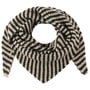 Szalik Trójkątny Twotone Knit by Seeberger beżowo-czarny