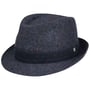 Kapelusz Wełniany Tweed Trilby by Lierys niebieski nakrapiany