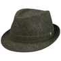 Kapelusz Wełniany Tweed Trilby by Lierys oliwkowy nakrapiany