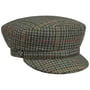 Czapka Żeglarska Houndstooth Check by Lierys oliwkowy