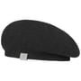 Beret z Dzianiny Uni Mohair by Lierys czarny