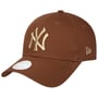 Czapka 9Forty Metallic Yankees Logo by New Era brązowy