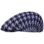 Kaszkiet Houndstooth 507 by Kangol niebiesko-szary