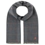 Szalik Wełniany British Houndstooth by Mayser niebieski