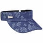 Wizjer Floral Print Denim by Seeberger denim-ciemnoniebieski