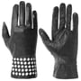 Damen-Ziegenleder-Handschuh by McBURN biało-czarny