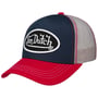 Czapka Oval Logo Tricolour by Von Dutch ciemnoniebieski