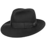 Kapelusz Fedora z Duzym Rondem by Borsalino czarny