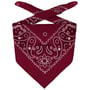 Bandana by Lipodo bordowy